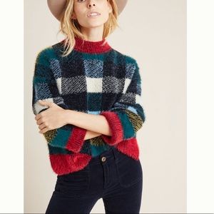 NWOT Anthropologie imogene eyelash sweater